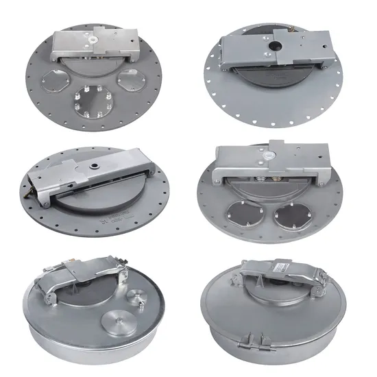 Welding Hooped Type Stainless Steel 304/316 Tanker Manhole Cover Tank Trailer Part (08)